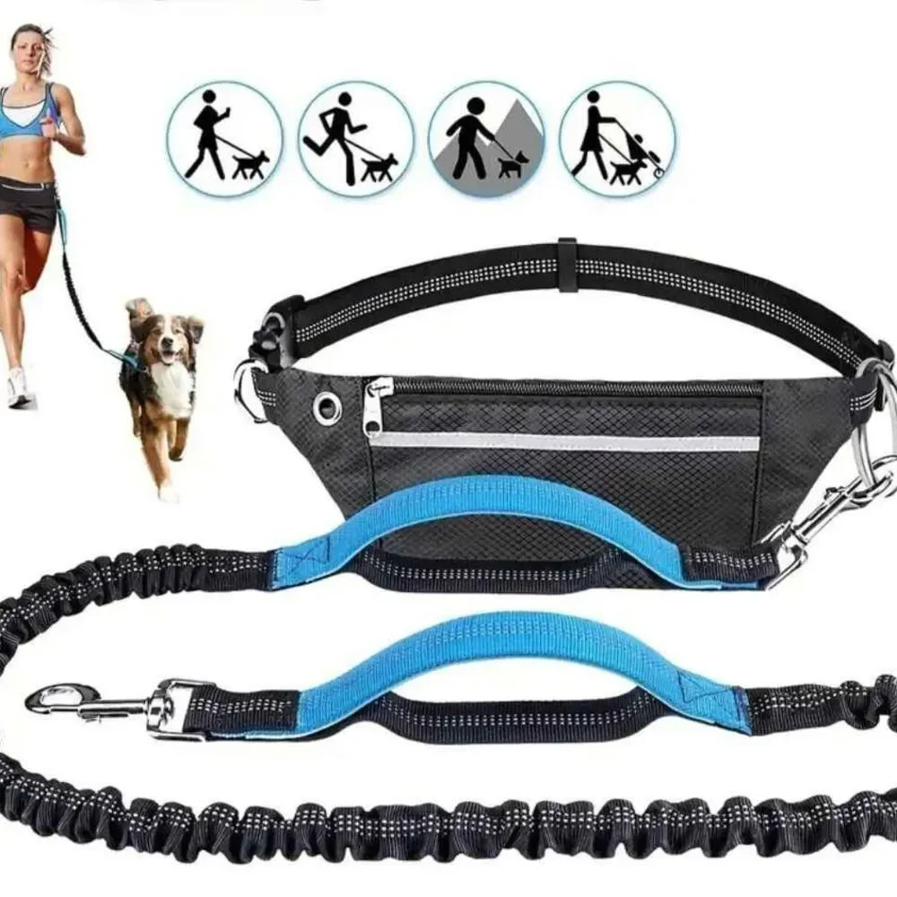 NEW Hands Free XL Dog Walking Running Leash